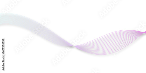 abstract wave element for design pink and white. Design template for cover, business. Abstract dynamic color lines, waves. Vector geometric backgrounds.	