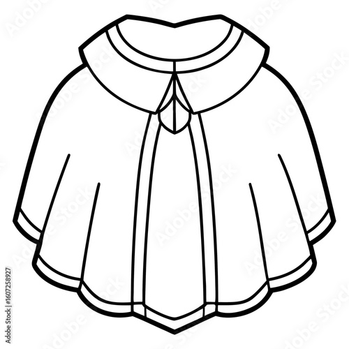 Minimal Capelet Silhouette 