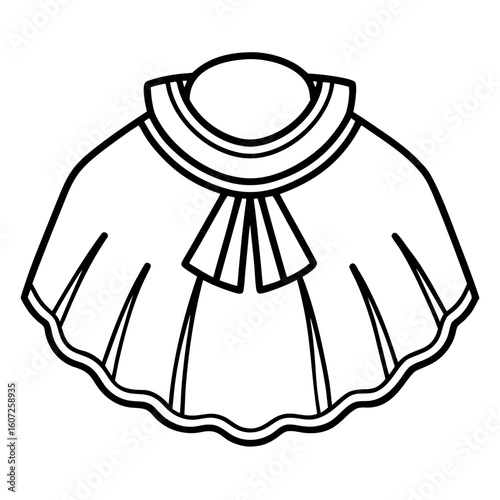 Minimal Capelet Silhouette 