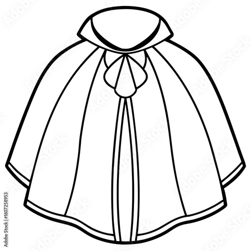 Minimal Capelet Silhouette 