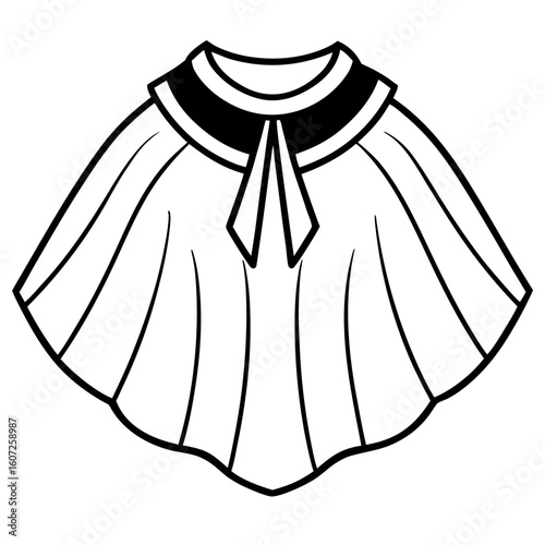Minimal Capelet Silhouette 