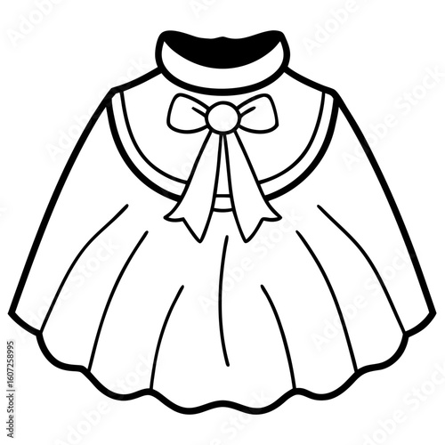 Minimal Capelet Silhouette 