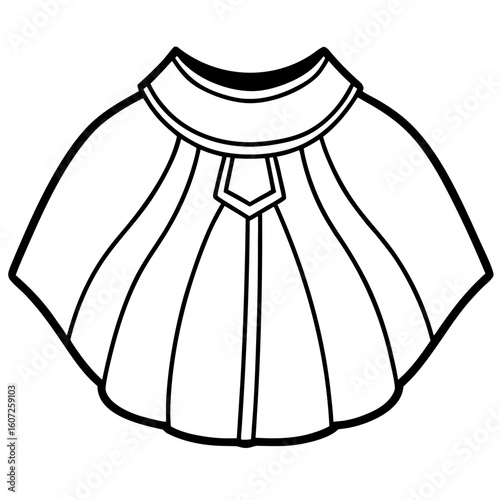 Minimal Capelet Silhouette 