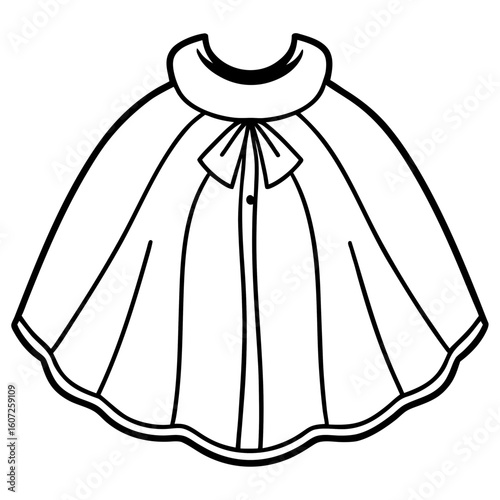 Minimal Capelet Silhouette 