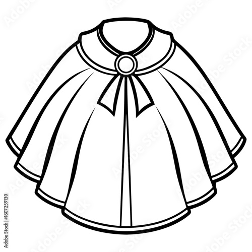 Minimal Capelet Silhouette 