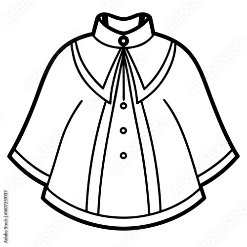 Minimal Capelet Silhouette 