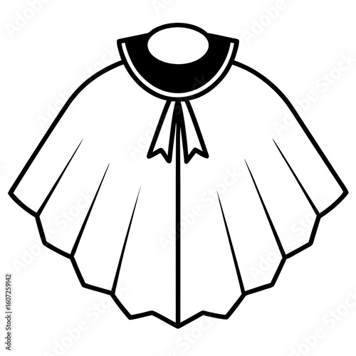 Minimal Capelet Silhouette 