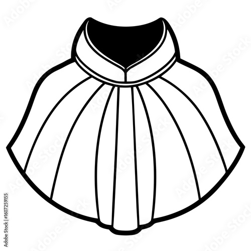 Minimal Capelet Silhouette 