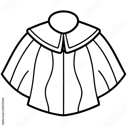 Minimal Capelet Silhouette 