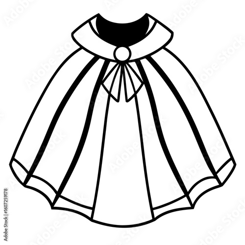 Minimal Capelet Silhouette 