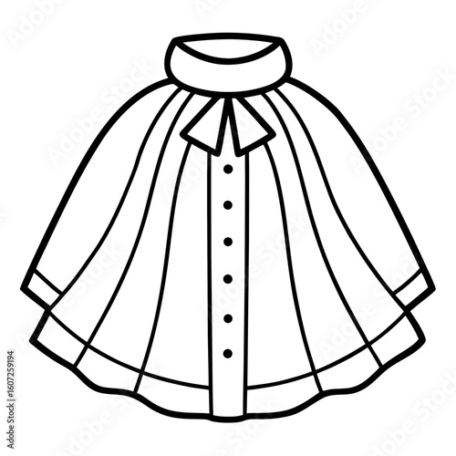 Minimal Capelet Silhouette 