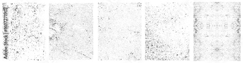 Grunge texture rectangular frames collection