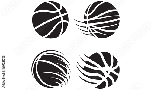 Basketball Clipart Bundle – Icons, Players, Slam Dunk, Fire Ball & Vector Sports Art