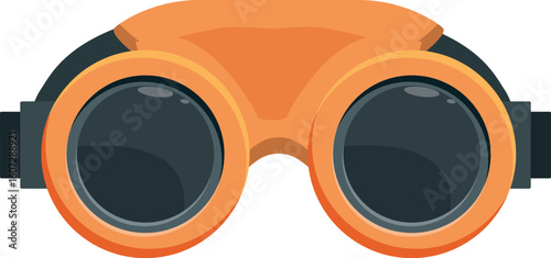 Welding goggles protecting eyes from sparks and radiation during metalwork