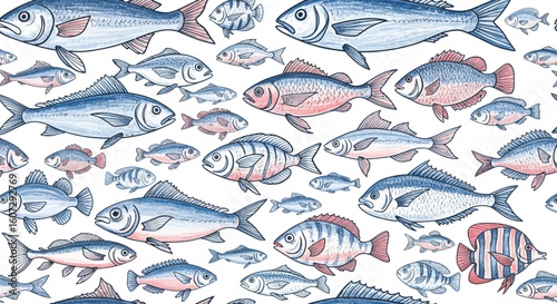 Colorful Fish Pattern
