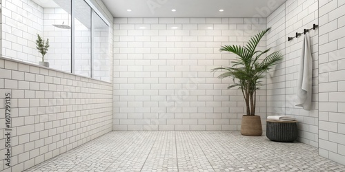 Minimalist Bathroom White S...