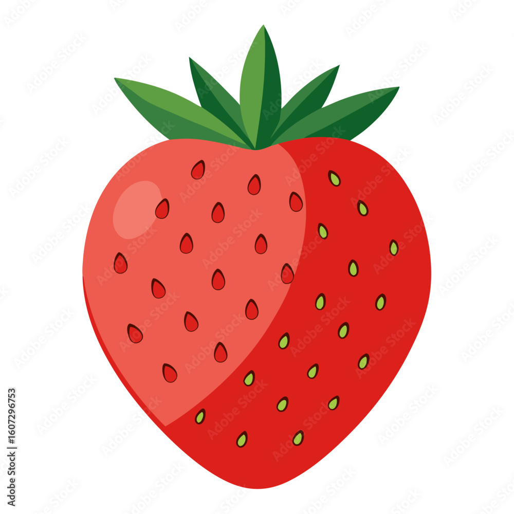 Fototapeta premium strawberry with seeds