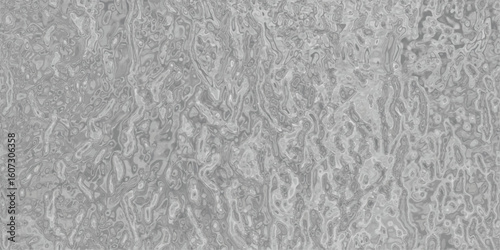 Abstract grey texture resembling marble or stone with fluid organic forms displaying grayscale depth and surface patterns suitable for backdrops