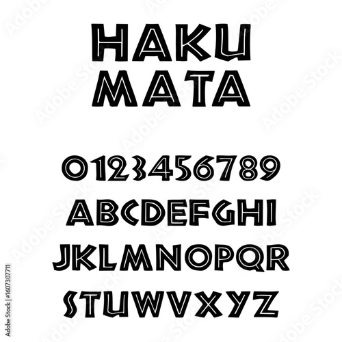 Hakuna Matata Themed Font and Alphabet Set
