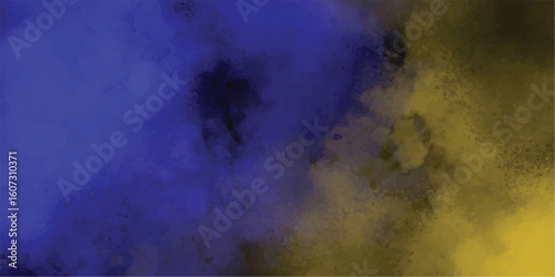 Abstract watercolor background in deep blue and gold tones artistic and creative composition ideal for various design projects