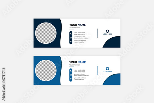 This is an Email Signature. Where the logo is given with contact.