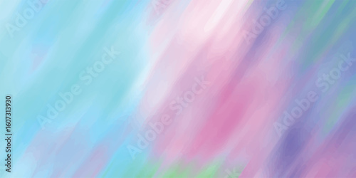 Abstract watercolor background in soft pastel colors blending gentle blues pinks and purples with blurred textures perfect for artistic designs.