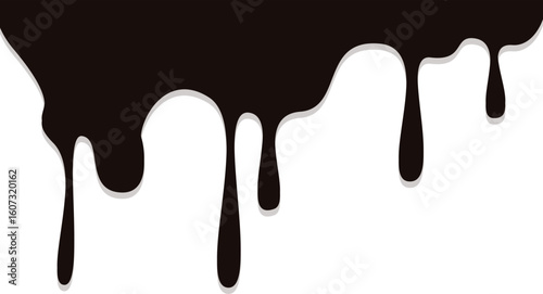 melted chocolate dripping