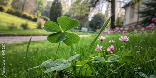 Lucky Four Leaf Clover in M...