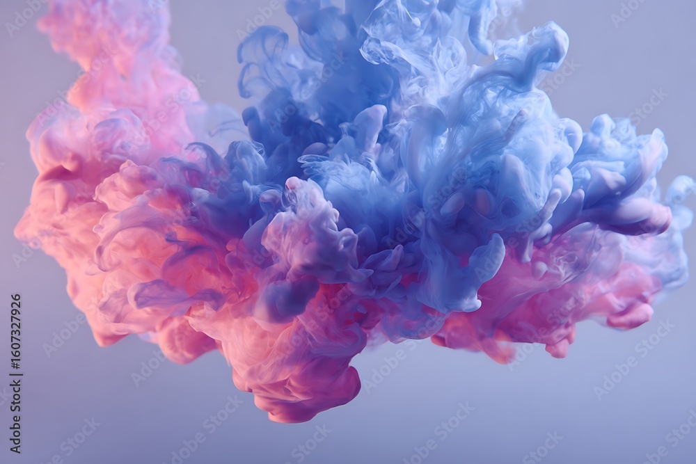 Fototapeta premium colorful smoke on white background