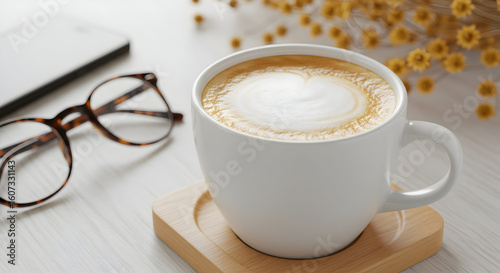 Enjoy a perfect latte break moments of peace