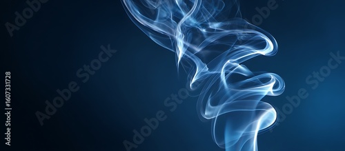 smoke on black background