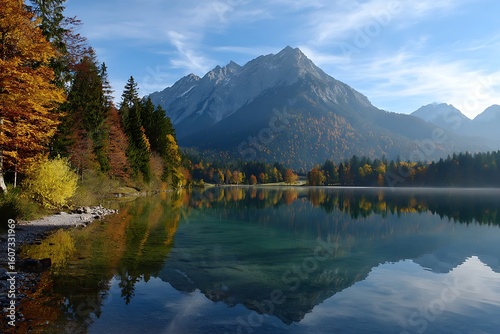 lake in the mountains