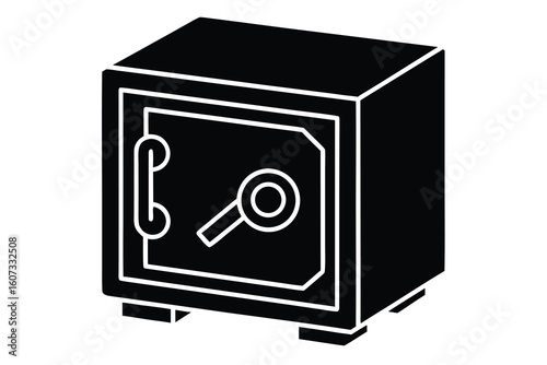 safe box vector icon