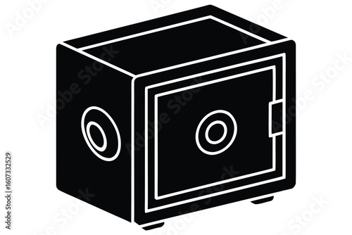safe box vector icon