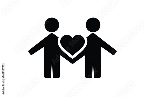 altruism vector icon