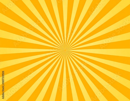 Sunburst background in gold
