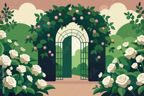 arch in the castle