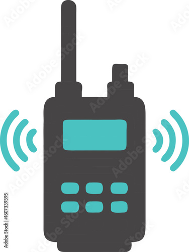 Portable Two Way Radio Communication Device Icon