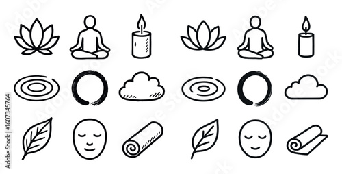 Mindfulness Icon Grid