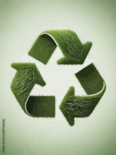 green recycle symbol
