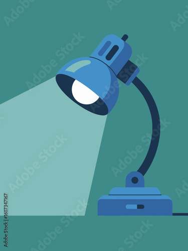 illustration of a modern lamp
