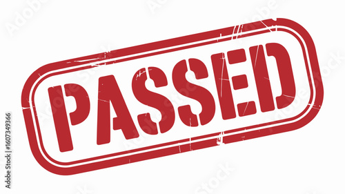 passed stamp
