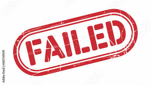 failed icon stamp