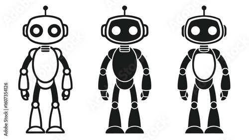 Future Technology theme scientific instruments set art illustration