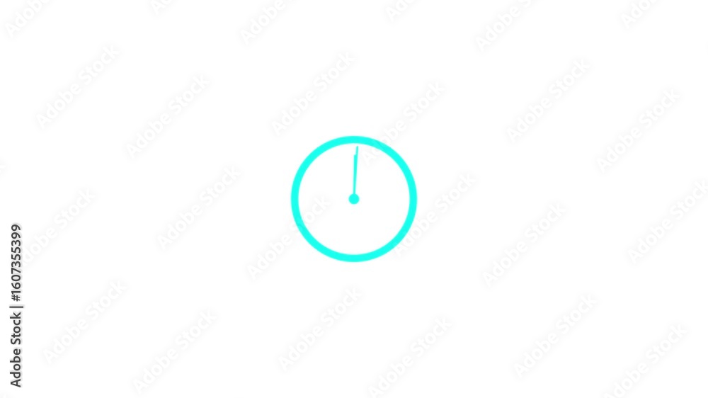 Minimalist Clock Icon on White Background Time Concept Abstract Design for Business and Marketing Minimalist Clock Icon on White Background Time Concept Abstract Design for Business and Marketing