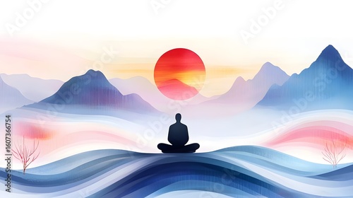 Serene Meditation Landscape
