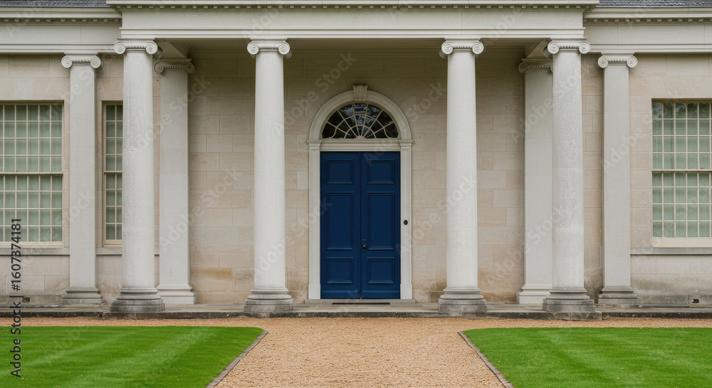 Fototapeta premium Chiswick House Entrance with Columns.