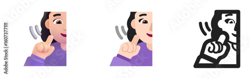 Woman Tipping Hand
