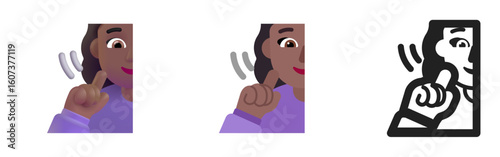 Woman Tipping Hand
