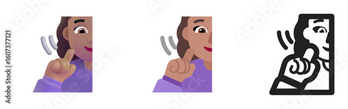 Woman Tipping Hand
